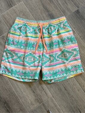 Chubbies The Aquatic 5.5" Inseam Multicolored Lined Swim Shorts Men's Small